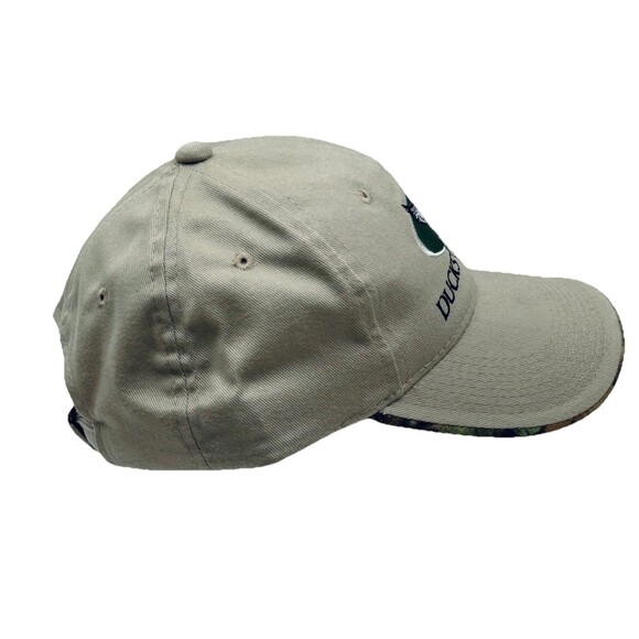 Ducks Unlimited Hat Cap Strapback Khaki Embroidered Mallard Duck Men's New w Tag - Picture 2 of 6